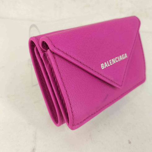 バレンシアガ BALENCIAGA PAPIER ペーパー ミニ ウォレット 三つ折り財布 レディース