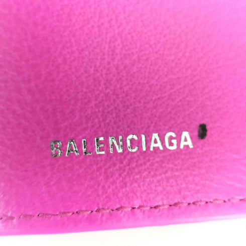 バレンシアガ BALENCIAGA PAPIER ペーパー ミニ ウォレット 三つ折り財布 レディース