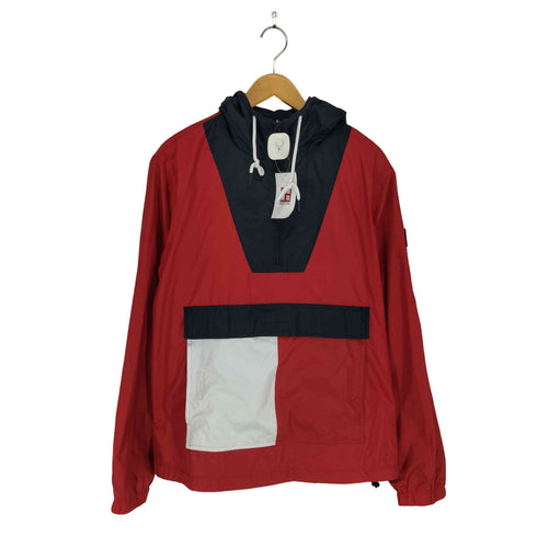 トミーヒルフィガー TOMMY HILFIGER ナイロンアノラックパーカー メンズ M