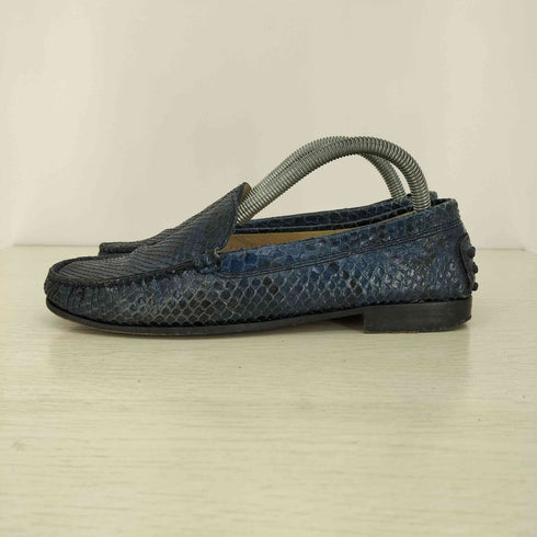 トッズ TOD’S パイソン柄 ドライビングシューズ ペニーローファー レディース EUR:36