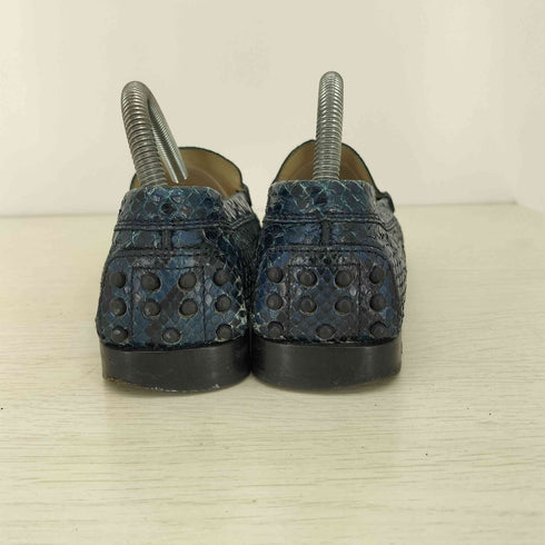 トッズ TOD’S パイソン柄 ドライビングシューズ ペニーローファー レディース EUR:36