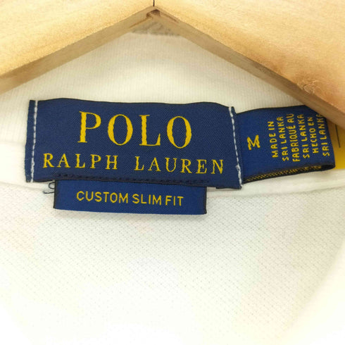 ポロラルフローレン POLO RALPH LAUREN custom fit ロゴ刺繍 ポロシャツ メンズ import:M