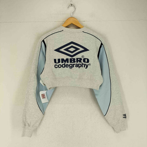 アンブロ UMBRO codegraphy 24h track v neck sweatshirt レディース S