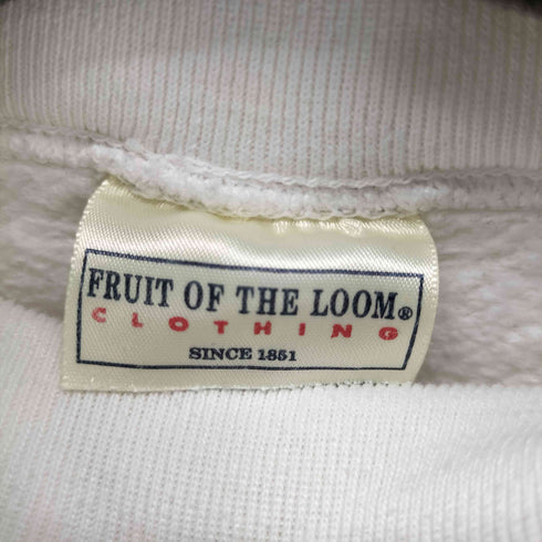 フルーツオブザルーム FRUIT OF THE LOOM タートルネック クロップドプリントスウェットプルオーバー メンズ JPN:M