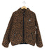 ザブラックアイパッチ THE BLACK EYE PATCH 25SS OG LABEL LEOPARD BOA FLEECE JACKET メンズ M