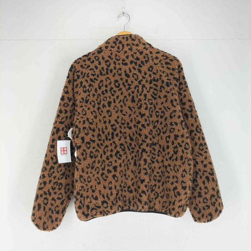 ザブラックアイパッチ THE BLACK EYE PATCH 25SS OG LABEL LEOPARD BOA FLEECE JACKET メンズ M