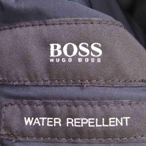 ヒューゴボス HUGO BOSS WATER REPELLMENT リバーシブル フード着脱可 2way タータンチェック ダブルジップ フーデッドブルゾン 裾ドローコード メンズ US:42