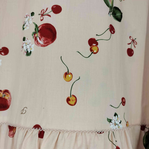 ピンクハウス PINK HOUSE 24AW フルーツプリントミディワンピース レディース