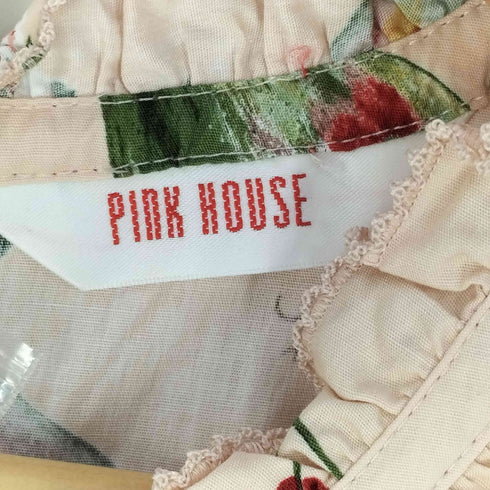 ピンクハウス PINK HOUSE 24AW フルーツプリントミディワンピース レディース