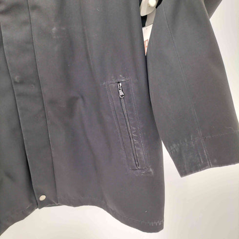 ヒューゴボス HUGO BOSS weatherproof スタンドカラー 比翼ジップ ミドルコート メンズ