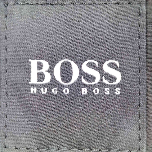 ヒューゴボス HUGO BOSS weatherproof スタンドカラー 比翼ジップ ミドルコート メンズ