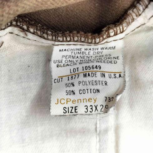 ジェイシーペニー J.C.PENNEY MADE IN USA ストレートデニムパンツ メンズ 33/29