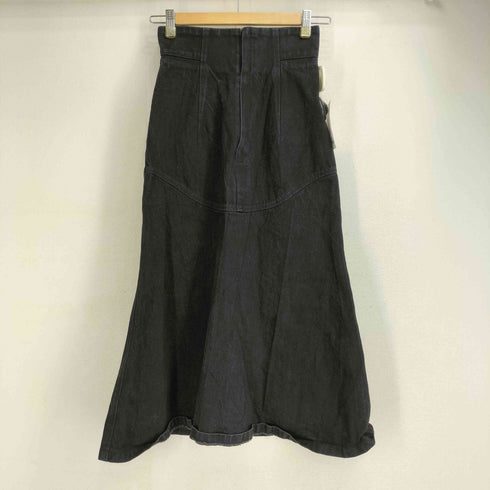 マメクロゴウチ Mame Kurogouchi Cord Embroidery Detail Denim Skirt レディース JPN:1