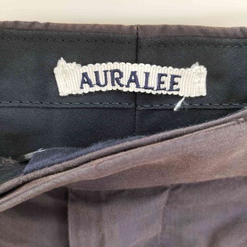 オーラリー AURALEE 18SS FINX SILK CHAMBRAY SLACKS メンズ
