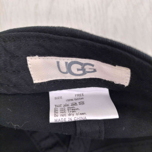 アグ UGG ロゴ刺繍 6パネル キャップ レディース FREE