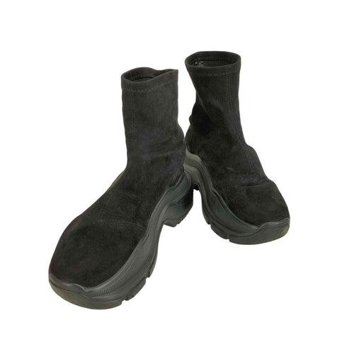 イエロー YELLO DOUBLE NEAKER SHORT BOOTS レディース S