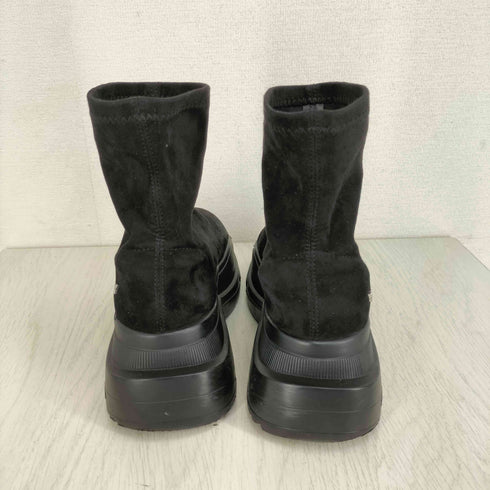 イエロー YELLO DOUBLE NEAKER SHORT BOOTS レディース S