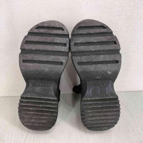 イエロー YELLO DOUBLE NEAKER SHORT BOOTS レディース S