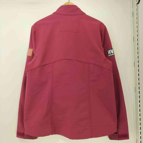 カーハート Carhartt 00s 企業ロゴ 星条旗 裾ドローコード ソフトシェル ジャケット メンズ import:L