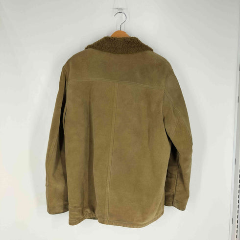 Silton 70s 3B スエード ムートンコート ランチコート メンズ US:42
