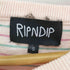 リップンディプ RIPNDIP ブランド キャラクターロゴ ボーダー柄 S/S Tシャツ レディース JPN:M