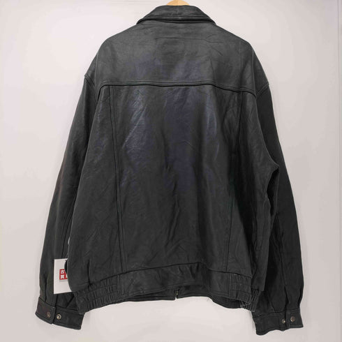 ジョセフアンドフェイス Joseph&Feiss 羊革 ラムレザー シングル ライダースジャケット メンズ 2XL