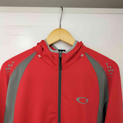 オークリー OAKLEY 00s Y2K archive バイカラー ジップアップ パーカー メンズ import:M