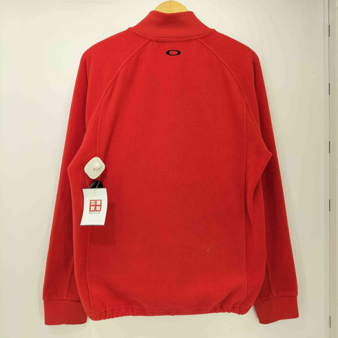 オークリー OAKLEY Y2K archive オーバル刺繍 ラグラン 裾ドローコード ジップアップ フリース ジャケット メンズ import:S