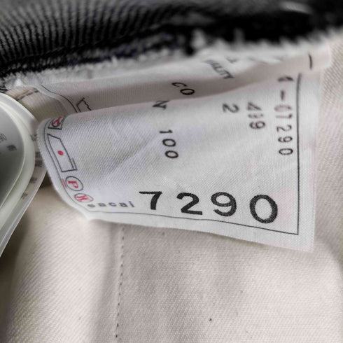 サカイ Sacai 24ss Denim Pants ベルテッドフレアデニムパンツ レディース 2