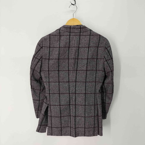 ビームス BEAMS Custom tailor FERLA チェック柄 総裏 3B テーラード ジャケット ベスト 2ピース メンズ
