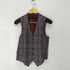 ビームス BEAMS Custom tailor FERLA チェック柄 総裏 3B テーラード ジャケット ベスト 2ピース メンズ