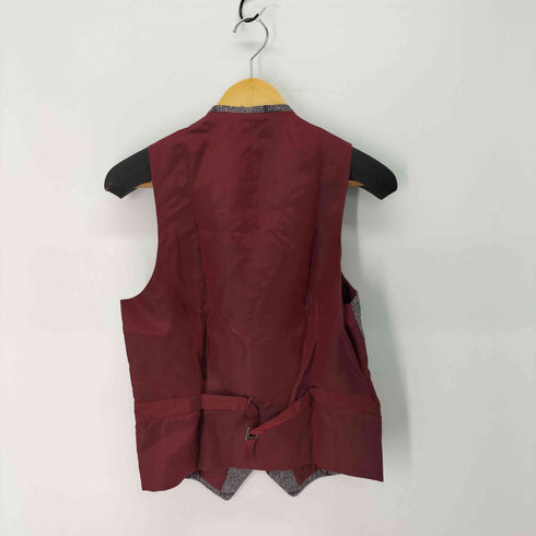 ビームス BEAMS Custom tailor FERLA チェック柄 総裏 3B テーラード ジャケット ベスト 2ピース メンズ