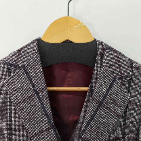 ビームス BEAMS Custom tailor FERLA チェック柄 総裏 3B テーラード ジャケット ベスト 2ピース メンズ