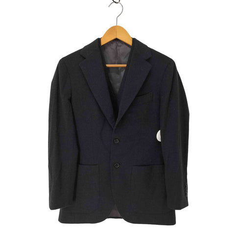 ビームス BEAMS Custom tailor カシミヤ ウール 総裏 3B テーラード ジャケット ベスト 2ピース メンズ
