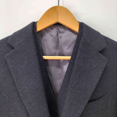 ビームス BEAMS Custom tailor カシミヤ ウール 総裏 3B テーラード ジャケット ベスト 2ピース メンズ
