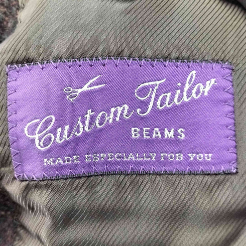 ビームス BEAMS Lanificio di Pray Custom tailor 総裏 3B テーラード ジャケット & ベスト 2ピース メンズ