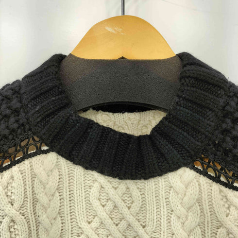 サカイ Sacai ロングスリーブ クルーネック ニットセーター レディース 2