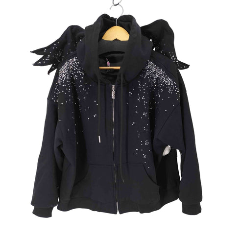 CFIERCE 25ss black angel hoodie レディース