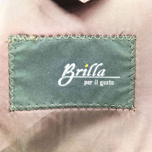 ブリッラペルイルグースト BRILLA per il gusto カシミヤ100% 3B テーラードジャケット メンズ JPN:42