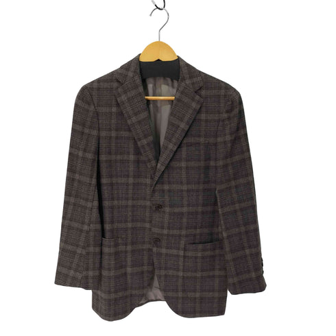 ビームス BEAMS Custom tailor Robert NOBLE チェック柄 総裏 3B テーラード ジャケット メンズ