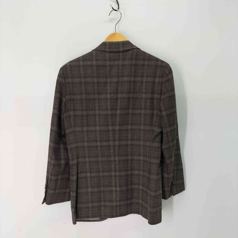 ビームス BEAMS Custom tailor Robert NOBLE チェック柄 総裏 3B テーラード ジャケット メンズ