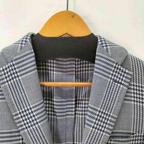 リングジャケット RING JACKET ウール100 グレンチェック 3B テーラードジャケット サマージャケット メンズ JPN:42