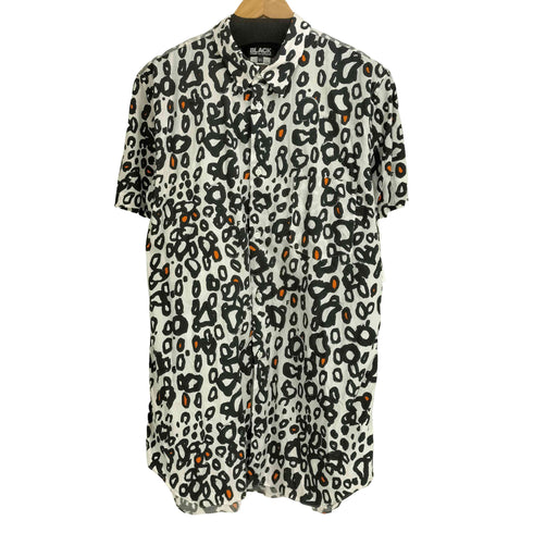 ブラックコムデギャルソン BLACK COMME des GARCONS レオパード柄 S/S シャツ メンズ XXL
