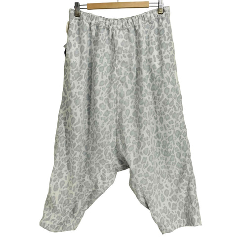 ブラックコムデギャルソン BLACK COMME des GARCONS レオパード柄サルエルパンツ メンズ JPN:XL