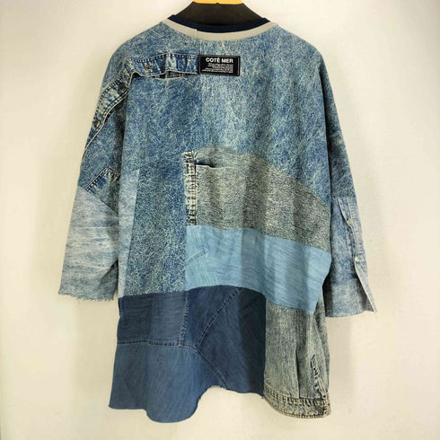 コートメール Cote mer 再構築 デニム クレイジーパターン プルオーバー メンズ
