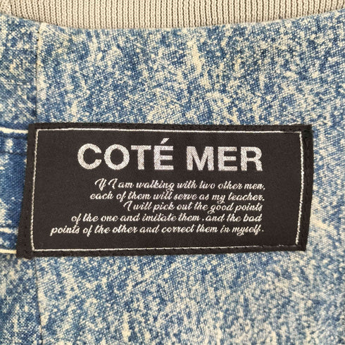 コートメール Cote mer 再構築 デニム クレイジーパターン プルオーバー メンズ