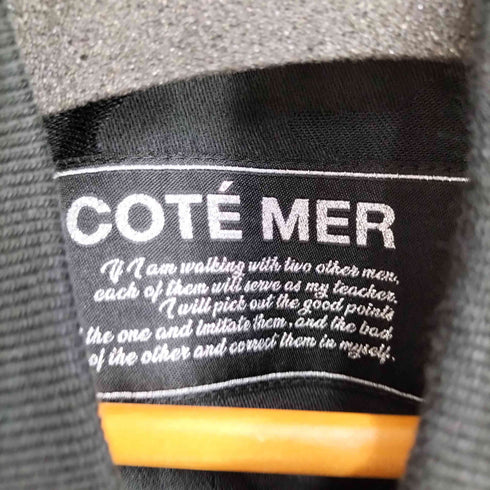 コートメール Cote mer デニム切替ダック地ジップアップジャケット メンズ