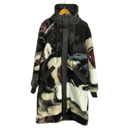 エムエスジーエム MSGM GRAPHIC-PRINT FLEECE COAT メンズ 46