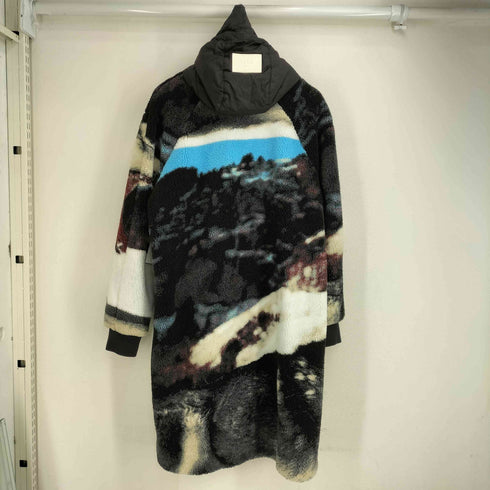 エムエスジーエム MSGM GRAPHIC-PRINT FLEECE COAT メンズ 46