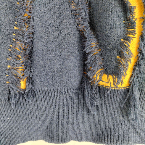 クラシカルエルフ CLASSICAL ELF フリンジ配色オーバーニット レディース JPN:S